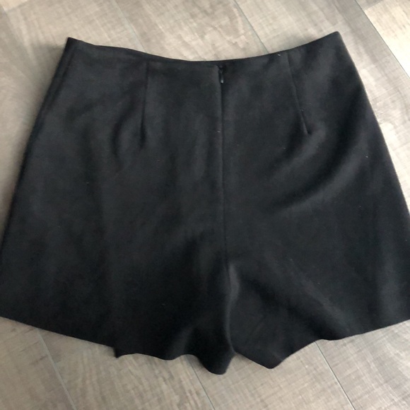 ZARA SUEDE BLACK SKORT - Picture 3 of 4